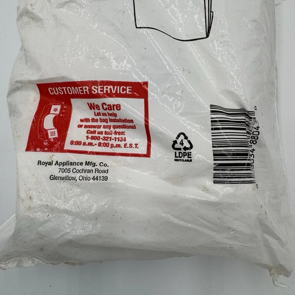 1 DIRT DEVIL Type D Vacuum Cleaner Bags Vintage 1996 For Upright Vacuum‎